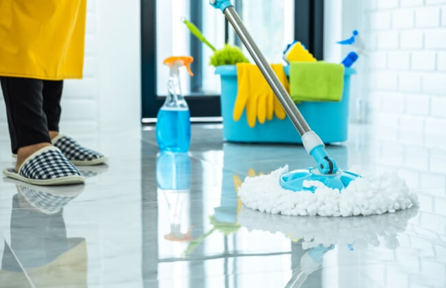 Sparkling clean kitchen